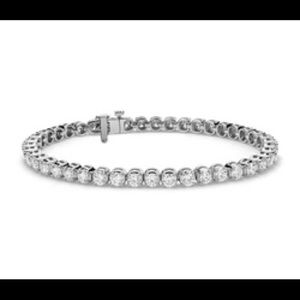 Henri Bendel Silver Tennis Bracelet